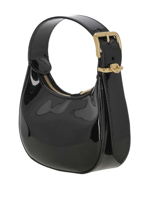 Black calf leather patent finish bag Miu Miu | 5BP084V-OOO069F0002